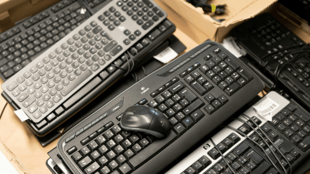 keyboard computer recycling 